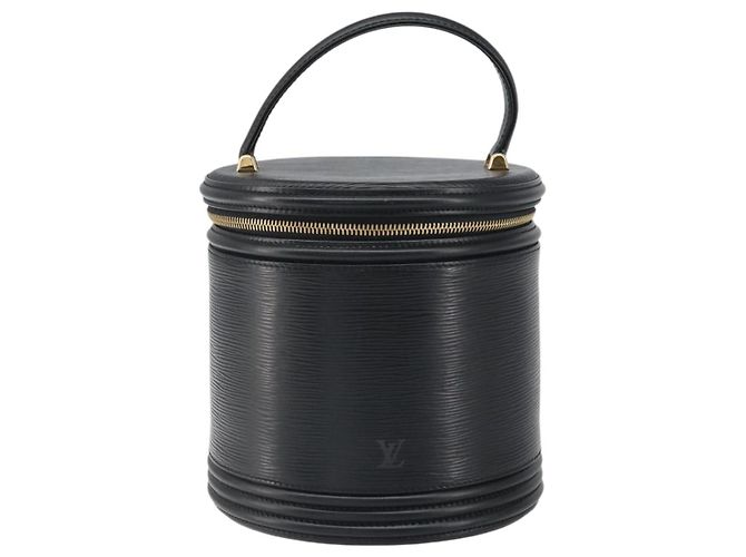 LOUIS VUITTON Borsa a Mano Epi Cannes Nera M48032 LV Auth 171621 Nero - vista 2