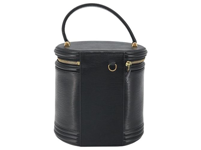 LOUIS VUITTON Borsa a Mano Epi Cannes Nera M48032 LV Auth 171621 Nero - vista 3