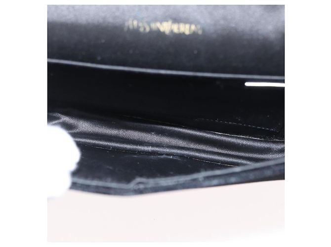 Saint Laurent Borsa a Spalla Velluto Nero Oro Auth BA10655 D'oro - vista 17