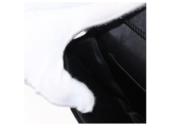 Saint Laurent Borsa a Spalla Velluto Nero Oro Auth BA10655 D'oro - vista 18