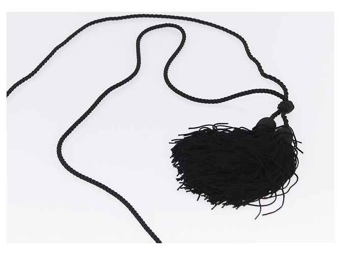 Saint Laurent Borsa a Spalla Velluto Nero Oro Auth BA10655 D'oro - vista 9