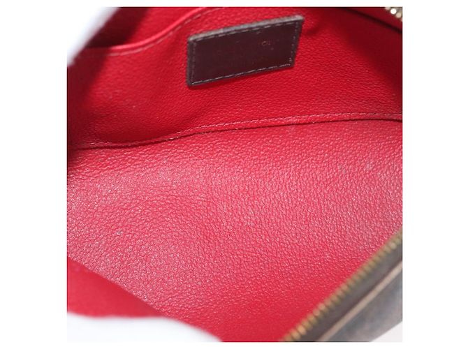 LOUIS VUITTON Pochette Cosmetica PM Damier Ebene N47516 Auth LV 171319 - vista 11
