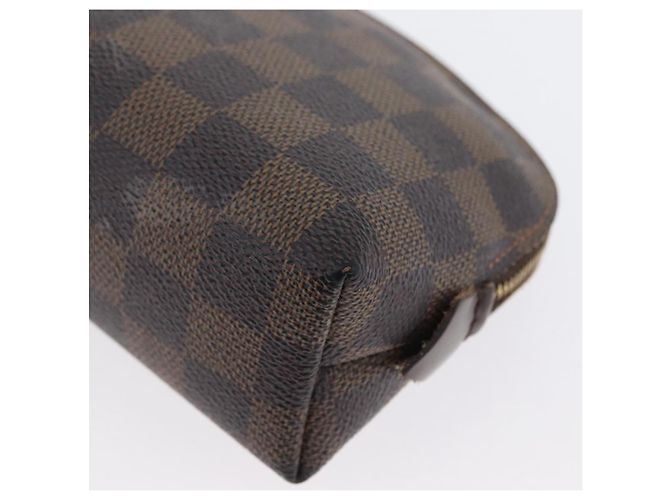 LOUIS VUITTON Pochette Cosmetica PM Damier Ebene N47516 Auth LV 171319 - vista 15