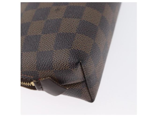 LOUIS VUITTON Pochette Cosmetica PM Damier Ebene N47516 Auth LV 171319 - vista 16