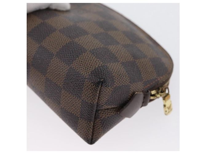 LOUIS VUITTON Pochette Cosmetica PM Damier Ebene N47516 Auth LV 171319 - vista 17