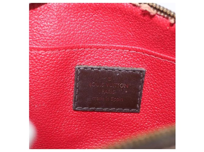 LOUIS VUITTON Pochette Cosmetica PM Damier Ebene N47516 Auth LV 171319 - vista 18