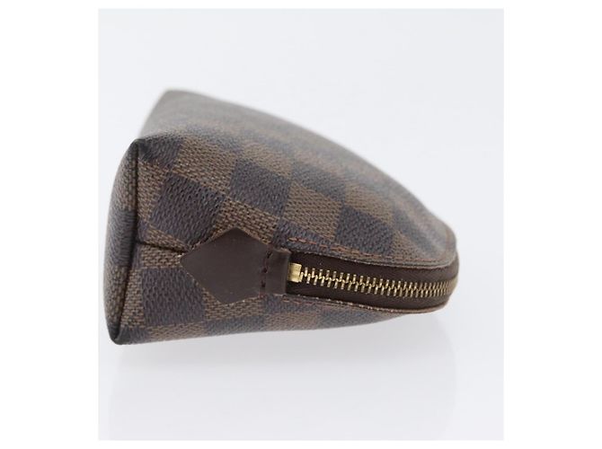 LOUIS VUITTON Pochette Cosmetica PM Damier Ebene N47516 Auth LV 171319 - vista 4