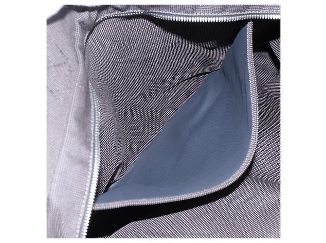 Hermès HERMES Borsa a Mano Her Line Tote MM in Tela Grigia Argento Auth 172062 Marrone - vista 18