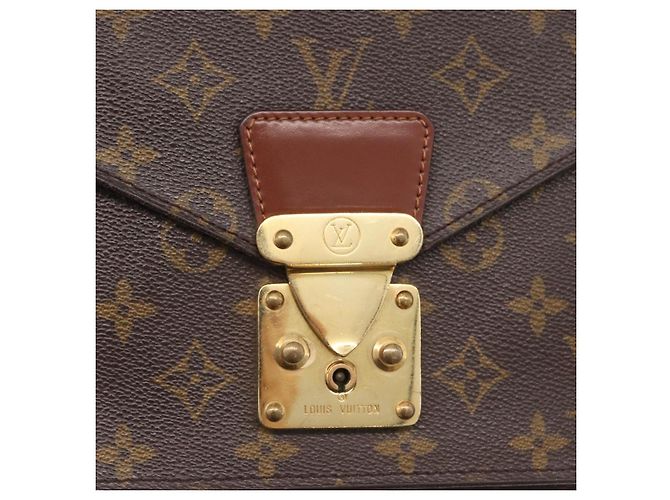 LOUIS VUITTON Borsa a Mano Monceau 28 Monogram M51185 LV Auth BA10595 Monogramma - vista 19