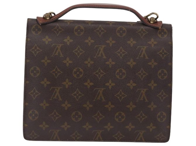 LOUIS VUITTON Borsa a Mano Monceau 28 Monogram M51185 LV Auth BA10595 Monogramma - vista 2