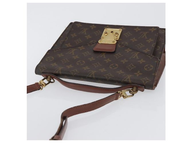 LOUIS VUITTON Borsa a Mano Monceau 28 Monogram M51185 LV Auth BA10595 Monogramma - vista 6