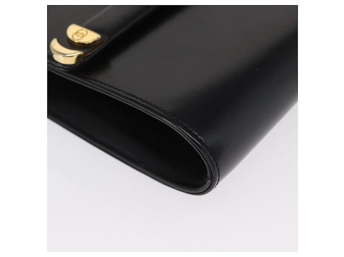 Borsa a Spalla in Pelle Nera e Dorata GUCCI 004 056 0209 Auth 169902 Nero D'oro - vista 10