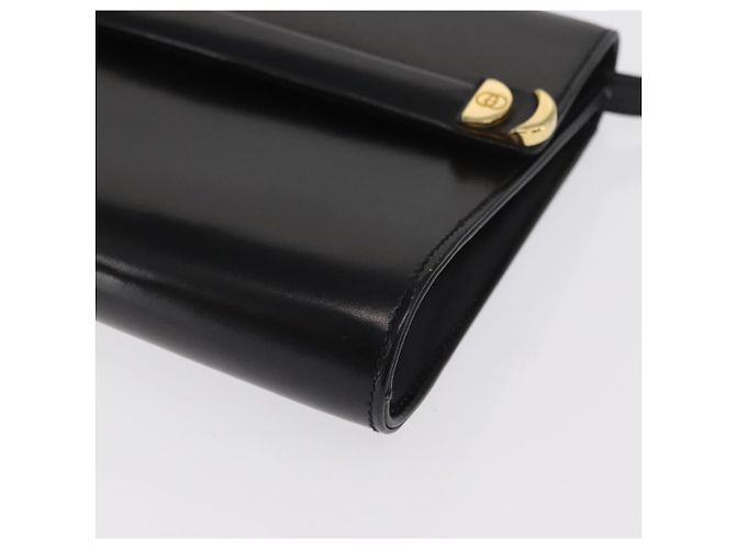 Borsa a Spalla in Pelle Nera e Dorata GUCCI 004 056 0209 Auth 169902 Nero D'oro - vista 11