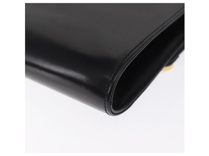 Borsa a Spalla in Pelle Nera e Dorata GUCCI 004 056 0209 Auth 169902 Nero D'oro - vista 13