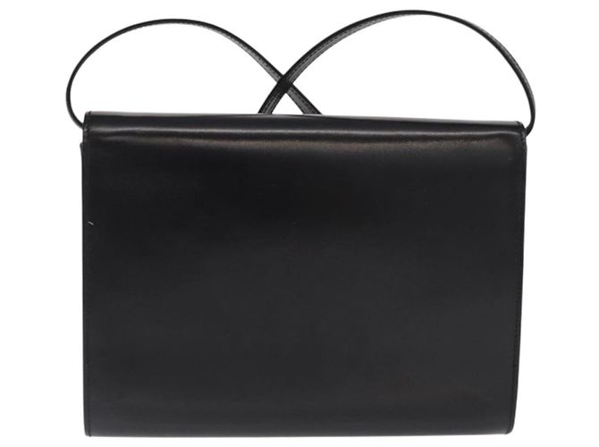 Borsa a Spalla in Pelle Nera e Dorata GUCCI 004 056 0209 Auth 169902 Nero D'oro - vista 3