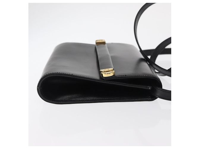 Borsa a Spalla in Pelle Nera e Dorata GUCCI 004 056 0209 Auth 169902 Nero D'oro - vista 4