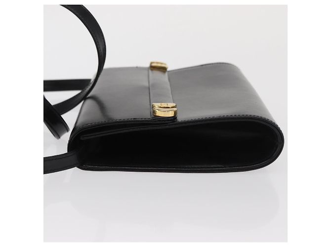 Borsa a Spalla in Pelle Nera e Dorata GUCCI 004 056 0209 Auth 169902 Nero D'oro - vista 5
