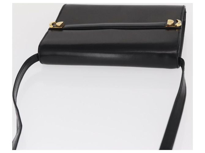 Borsa a Spalla in Pelle Nera e Dorata GUCCI 004 056 0209 Auth 169902 Nero D'oro - vista 6