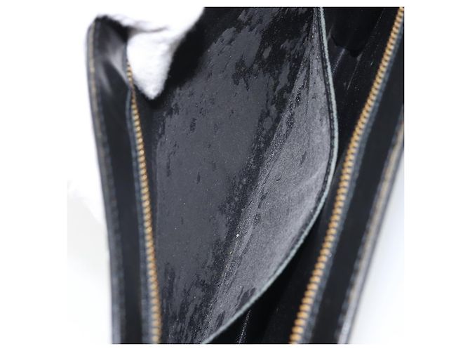 LOUIS VUITTON Pochette Uomo Epi Borsa a Mano Nera M52522 LV Auth 171980 Nero - vista 10