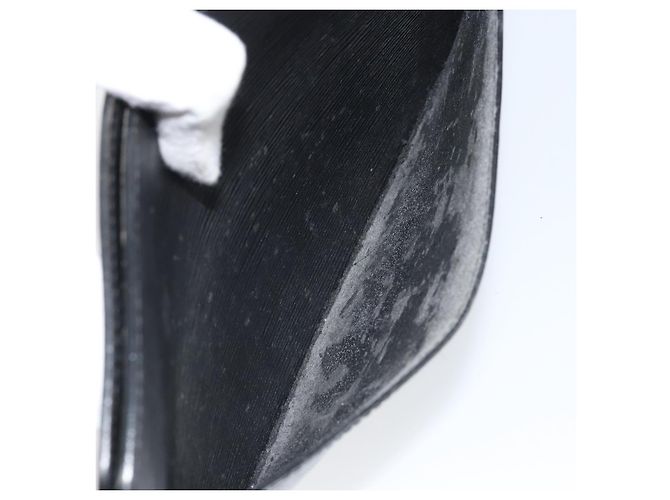 LOUIS VUITTON Pochette Uomo Epi Borsa a Mano Nera M52522 LV Auth 171980 Nero - vista 11
