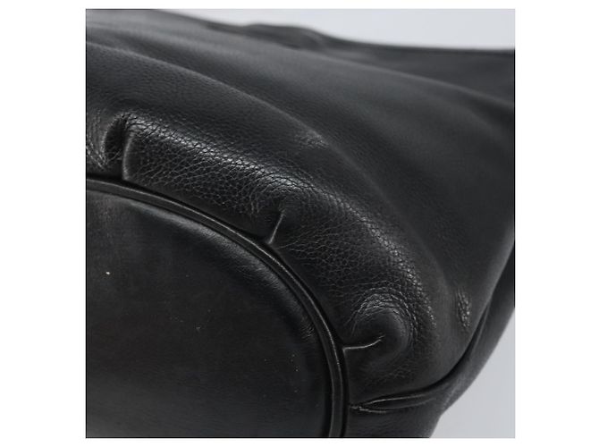 Gucci Borsa a Spalla in Pelle Nera e Oro Auth bs33277 Nero D'oro - vista 10