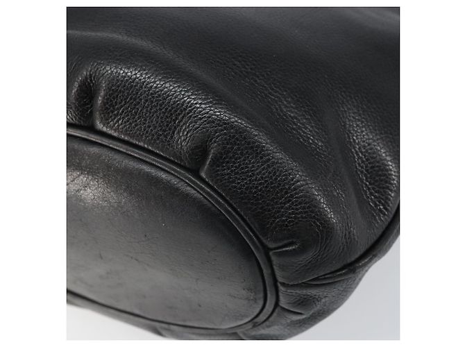 Gucci Borsa a Spalla in Pelle Nera e Oro Auth bs33277 Nero D'oro - vista 12