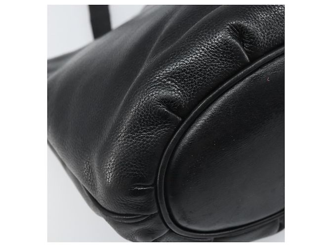 Gucci Borsa a Spalla in Pelle Nera e Oro Auth bs33277 Nero D'oro - vista 13