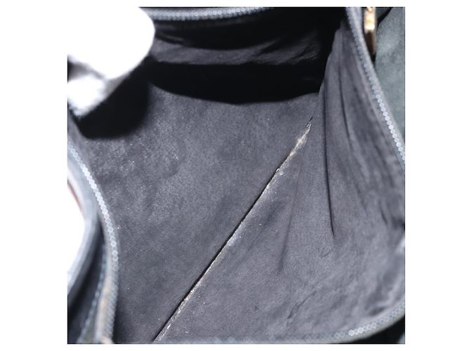 Gucci Borsa a Spalla in Pelle Nera e Oro Auth bs33277 Nero D'oro - vista 21