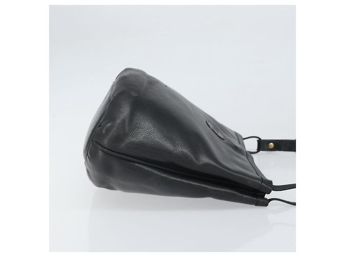 Gucci Borsa a Spalla in Pelle Nera e Oro Auth bs33277 Nero D'oro - vista 4