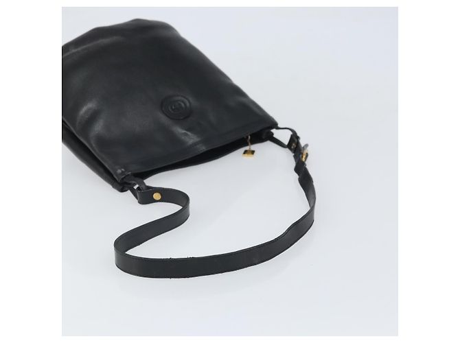 Gucci Borsa a Spalla in Pelle Nera e Oro Auth bs33277 Nero D'oro - vista 7