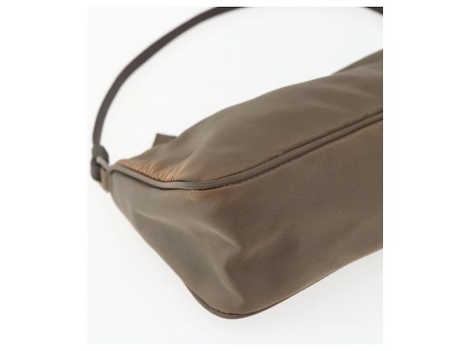 PRADA Accessory Pouch Nylon Brown Auth bs33343 - view 11