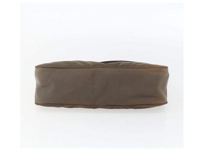 PRADA Accessory Pouch Nylon Brown Auth bs33343 - view 9