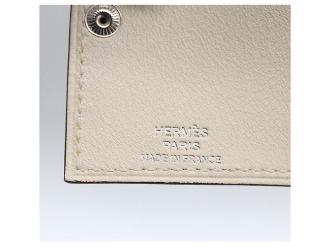 Hermès HERMES Ulysse Nano Bag Charm Pelle Gialla Auth 168248M Giallo - vista 14