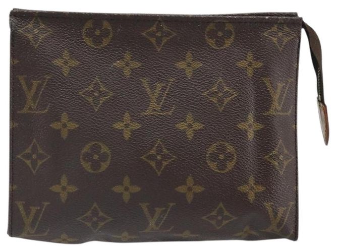 LOUIS VUITTON Poche Toilette Monogram 19 Pouch M47544 LV Auth ep13042 Monogramma - vista 13