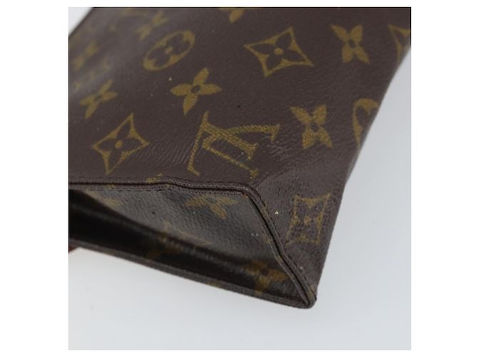 LOUIS VUITTON Poche Toilette Monogram 19 Pouch M47544 LV Auth ep13042 Monogramma - vista 16