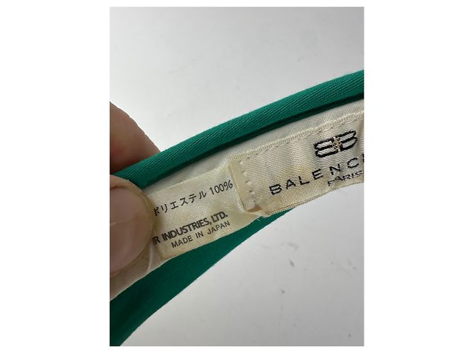 Vintage Balenciaga Suncape Grün Unisex - Ansicht 7