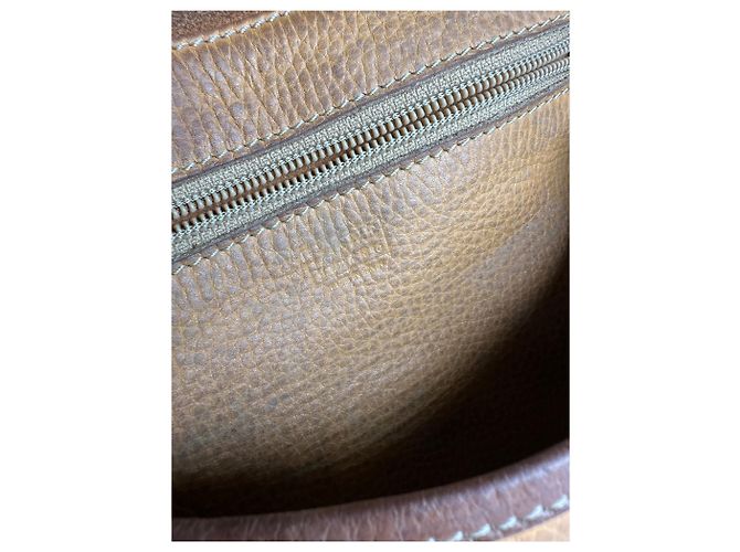 Vintage Loewe Anagram Leder Umhängetasche Braun Kamel - Ansicht 7