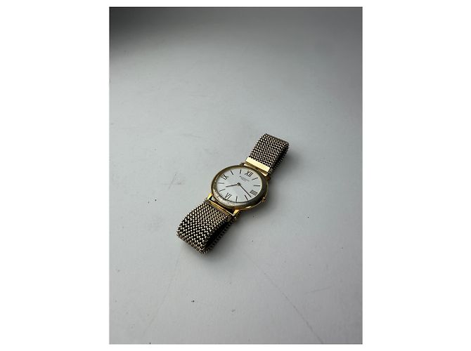 Vintage Givenchy Quarz Uhr Gold Weiß - Ansicht 7
