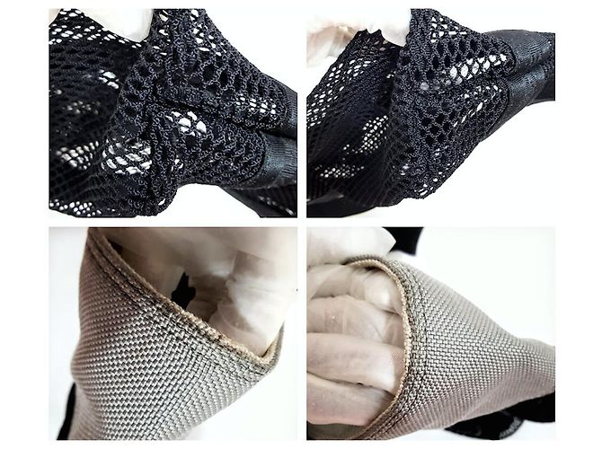 Coco rain Chanel borsa a spalla linea Sport nera in rete Nero - vista 13