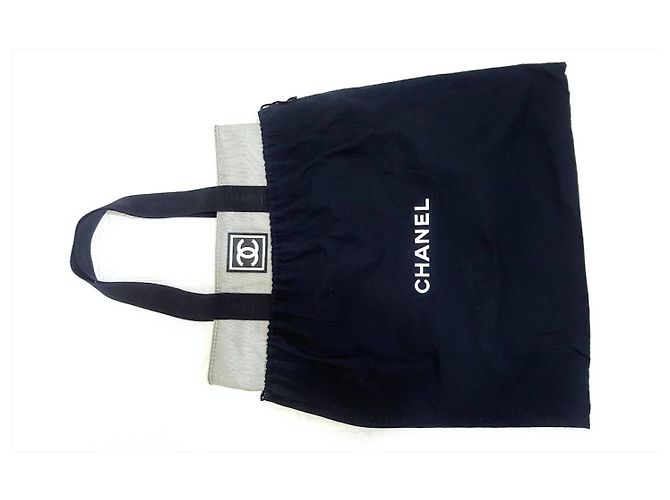 Coco rain Chanel borsa a spalla linea Sport nera in rete Nero - vista 14