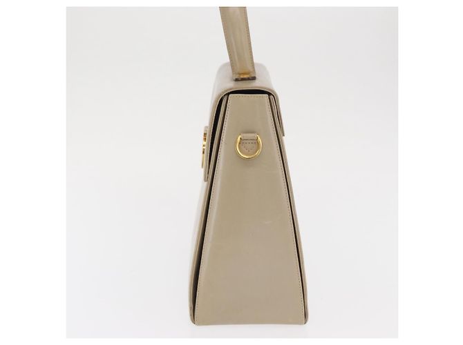 Salvatore Ferragamo Gancini Convertible Top Handle Leather Medium Beige - view 3