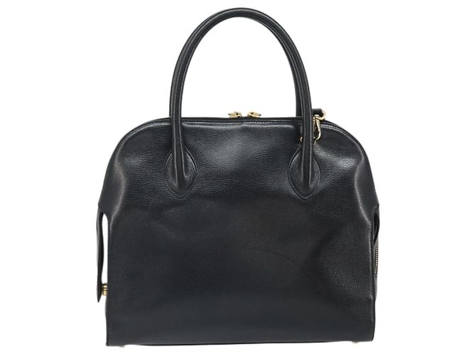 Salvatore Ferragamo Gancini em couro Preto - vista 2