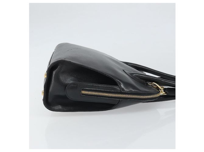 Salvatore Ferragamo Gancini em couro Preto - vista 3