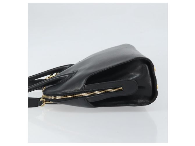 Salvatore Ferragamo Gancini em couro Preto - vista 4