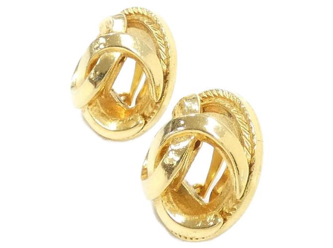 Orecchini a clip dorati Chanel D'oro - vista 2