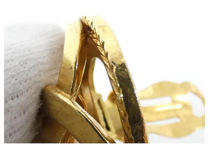 Orecchini a clip dorati Chanel D'oro - vista 5