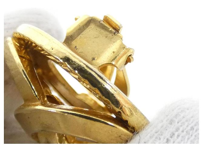 Orecchini a clip dorati Chanel D'oro - vista 6
