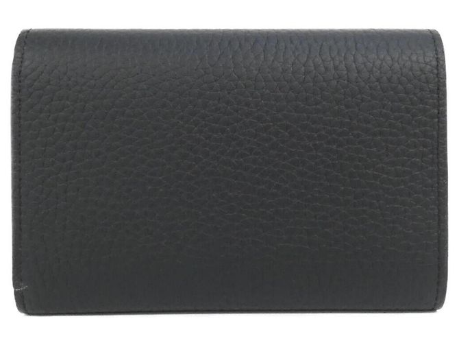 Cartera Compacta Capucines en Taurillon Louis Vuitton Negro - vista 2