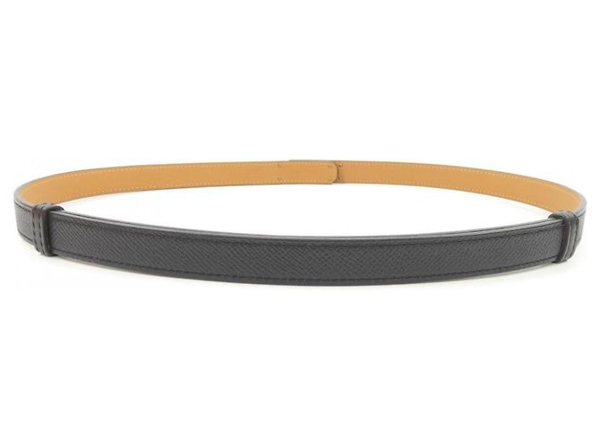 Cintura Hermès Kelly 18mm nera Nero - vista 2