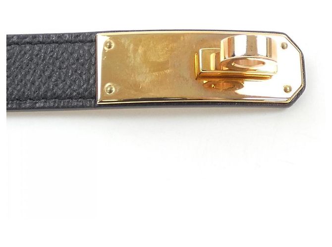 Cintura Hermès Kelly 18mm nera Nero - vista 5